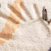 CushionSoft - Rond Cartoon Tapijt voor Slaapkamer & Woonkamer